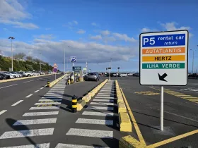 Autorendi parkla, Ponta Delgada lennujaam