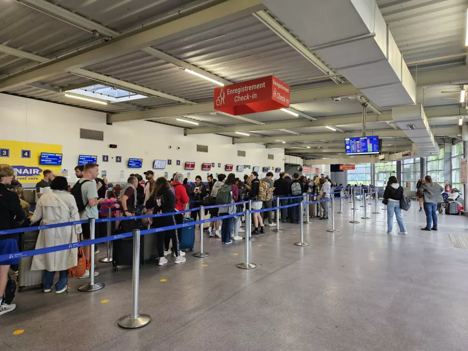 Check-in saal, terminal 1