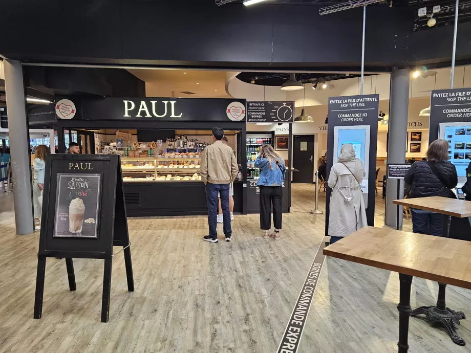 Söögikohad Paul, terminal 1