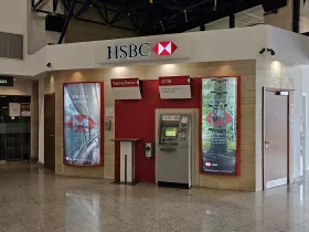 HSBC ATM, arrivals hall